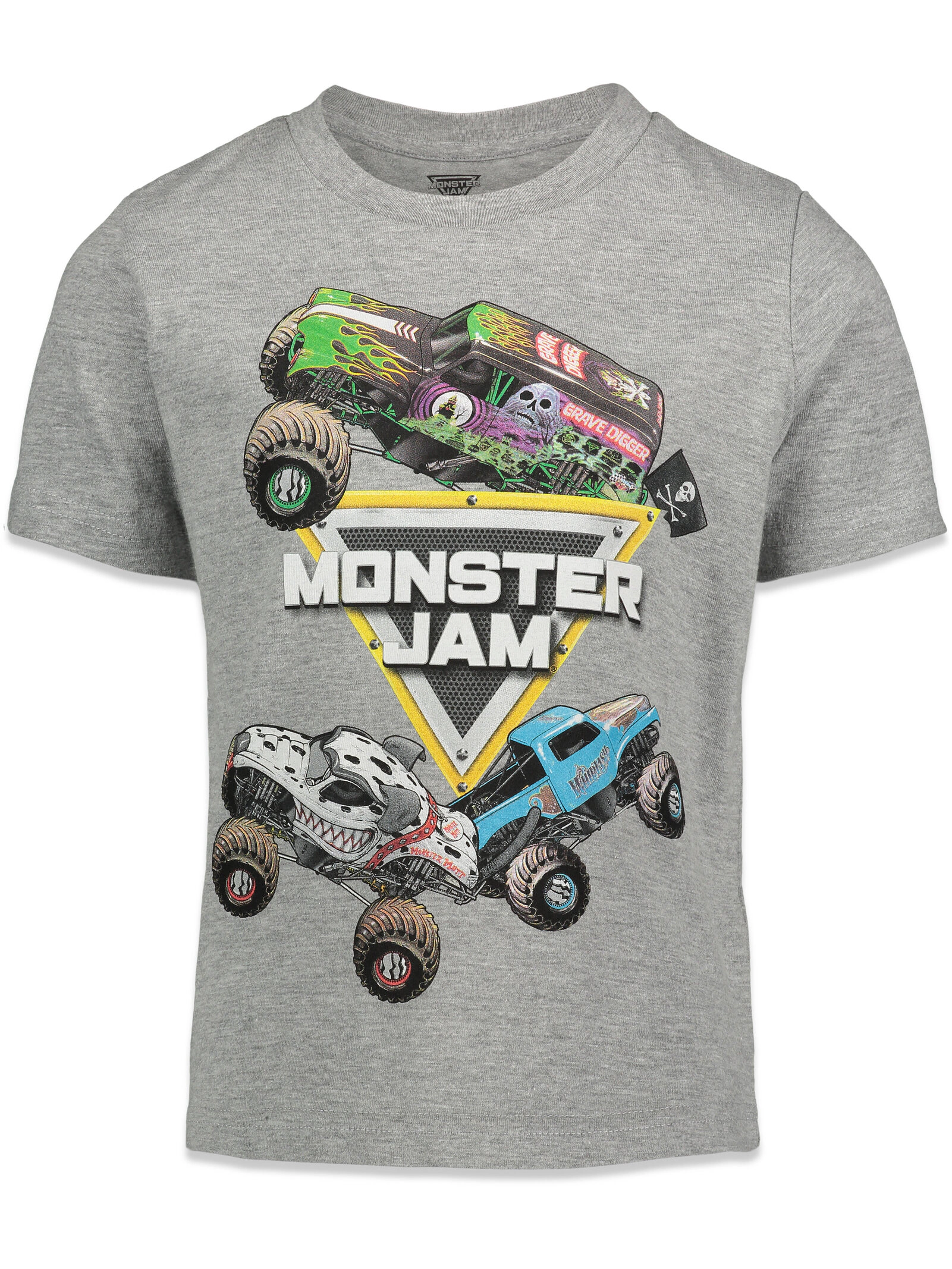 Monster Jam Boys' 3-Pack Short Sleeve Cotton T-Shirts