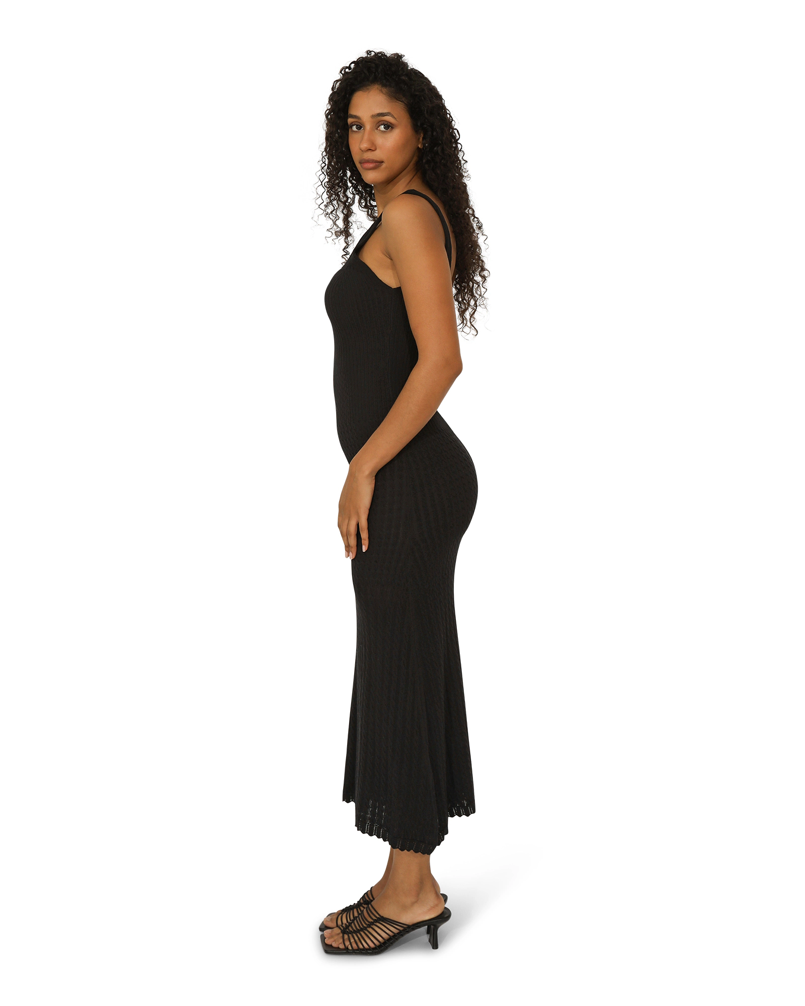 Belle & Bloom Womens Sweet Nothings Midi Knitted Dress