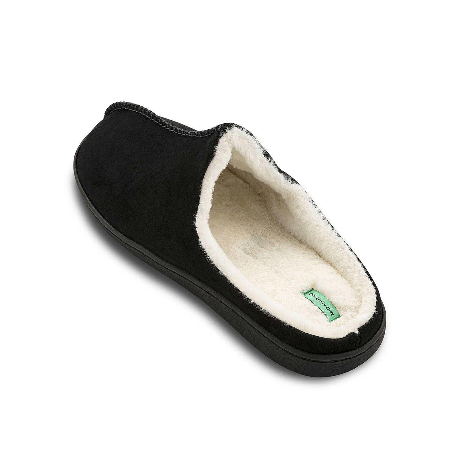 Mio Marino Men's Cuddles Memory Foam Faux Suede House Slippers
