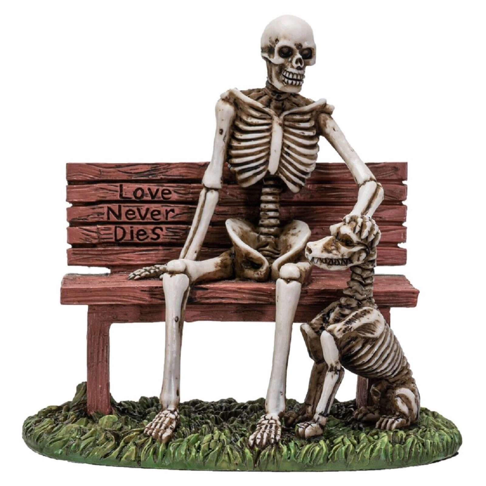 Pacific Giftware Old Man and A Dog Love Never Die Skeleton Resin Home Decor Figurine 5 inch