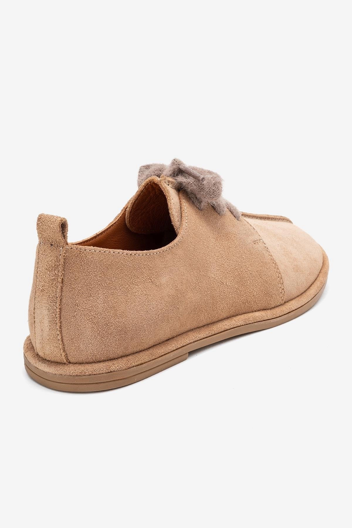 Forever & Always Womens Denora Leather Lace Up Shoes