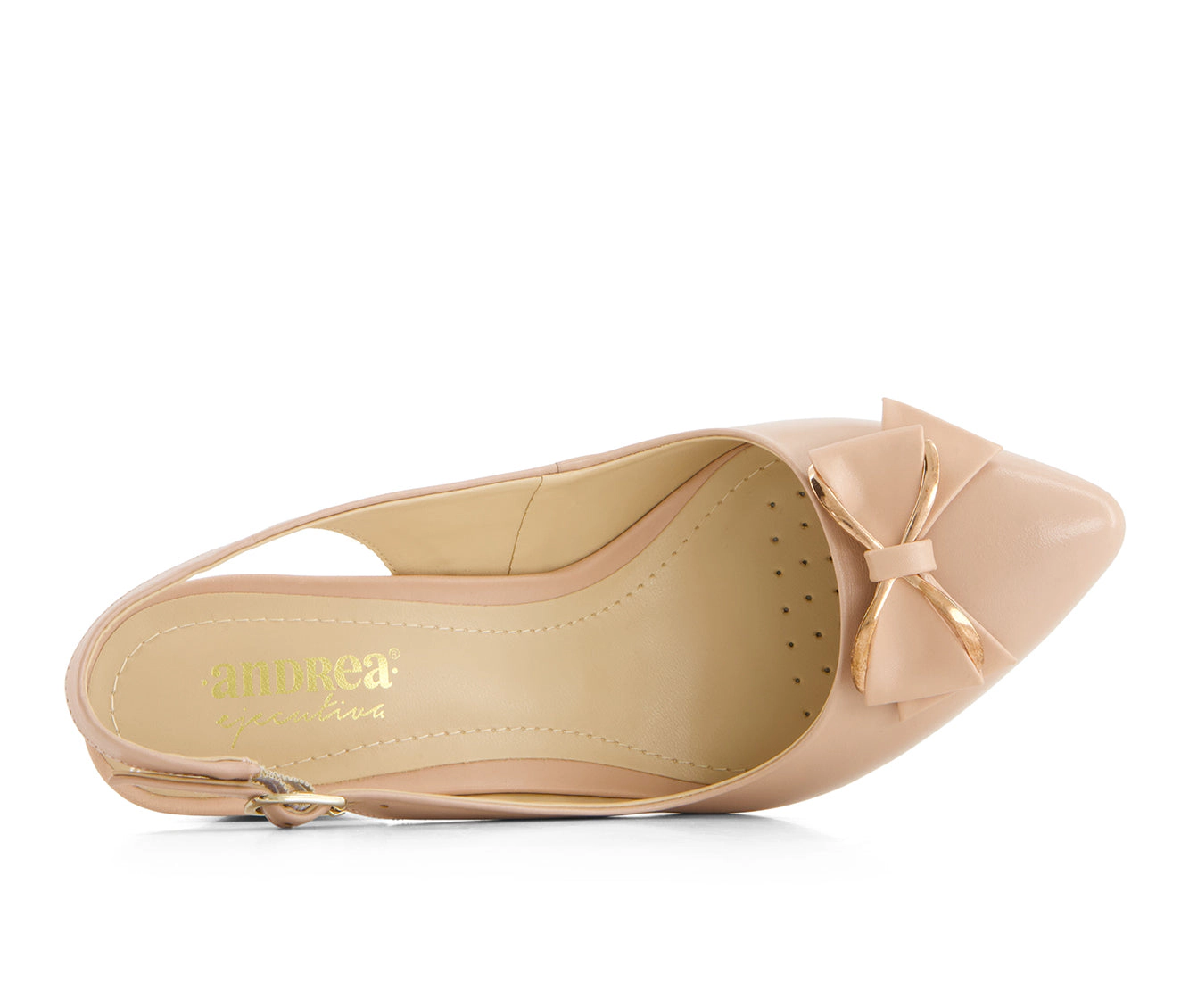 Andrea Womens Slingback And Bow Pumps