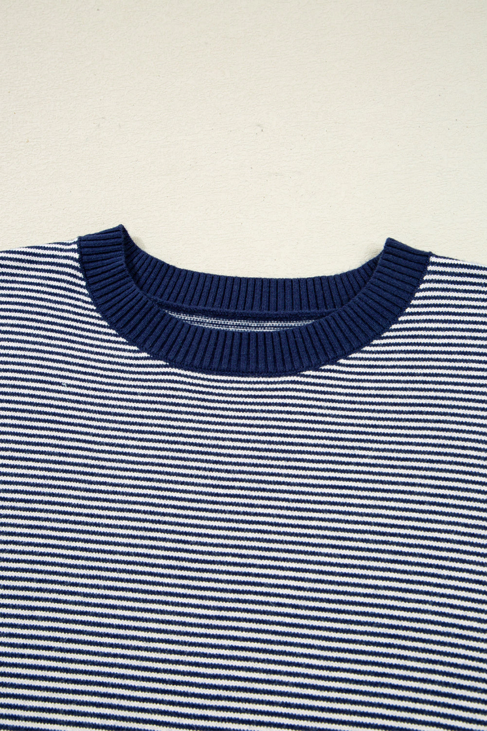 Threaded Pear Women's Reese Stripe Dolman Oversize Tunic Sweater