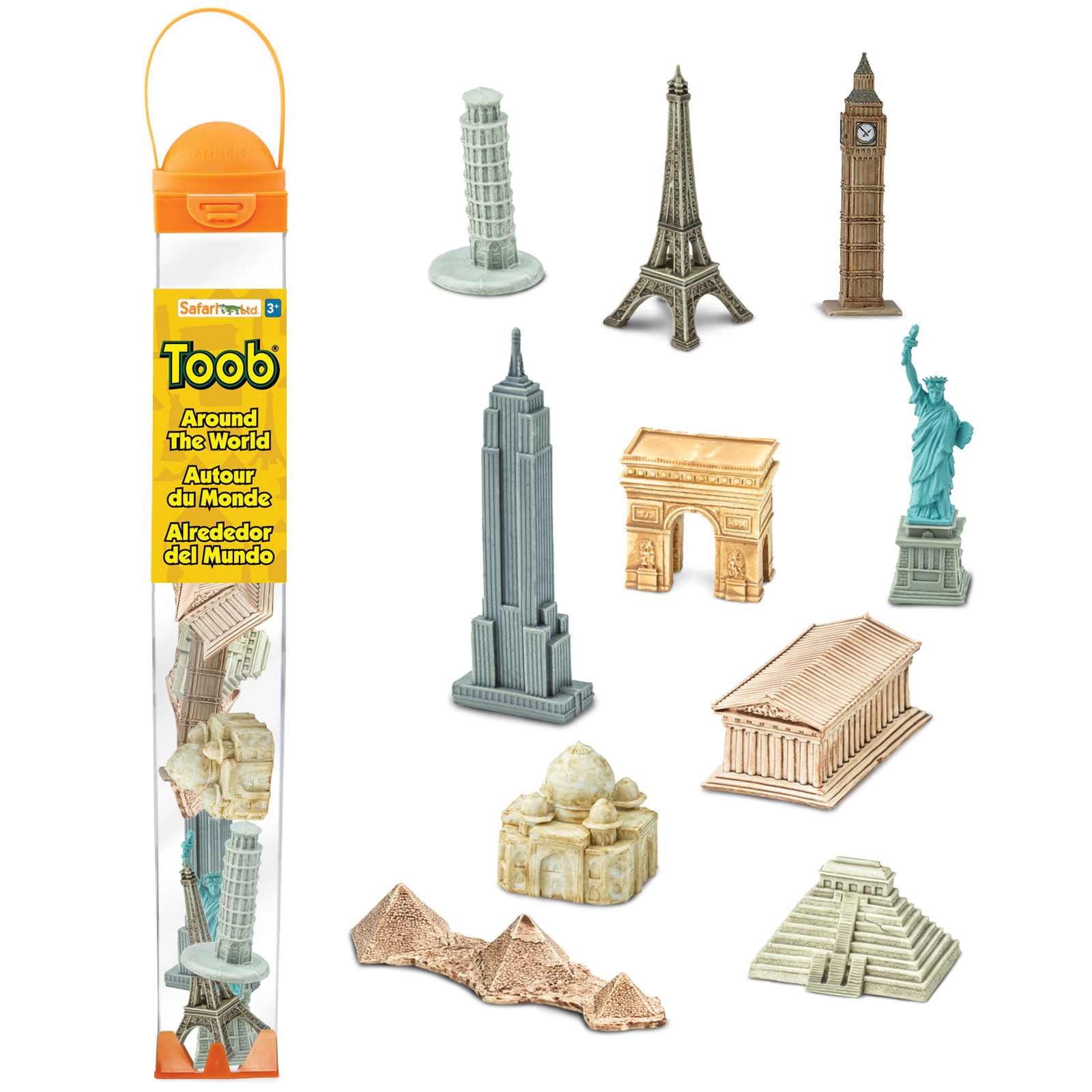 Safari Ltd. - Around The World  TOOB - contains 10 Mini Figurines