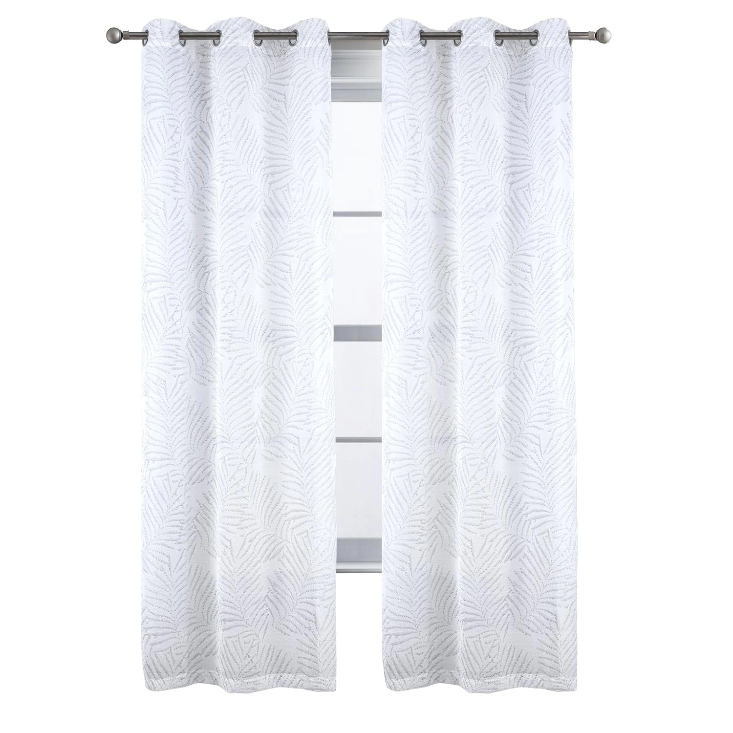 RT Designers Nikki Rod Pocket Top Panel 55" X 84" Black