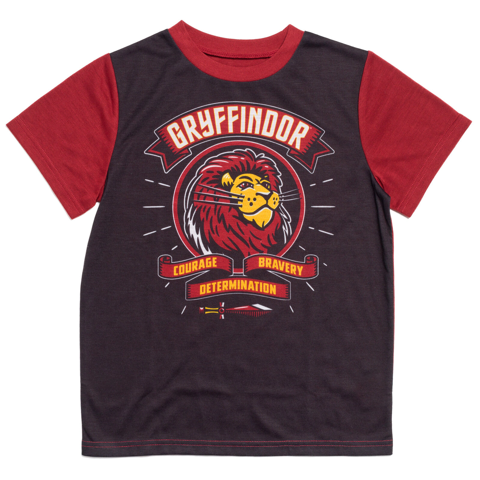 Harry Potter Gryffindor Boys' Pajama Shirt and Shorts Set