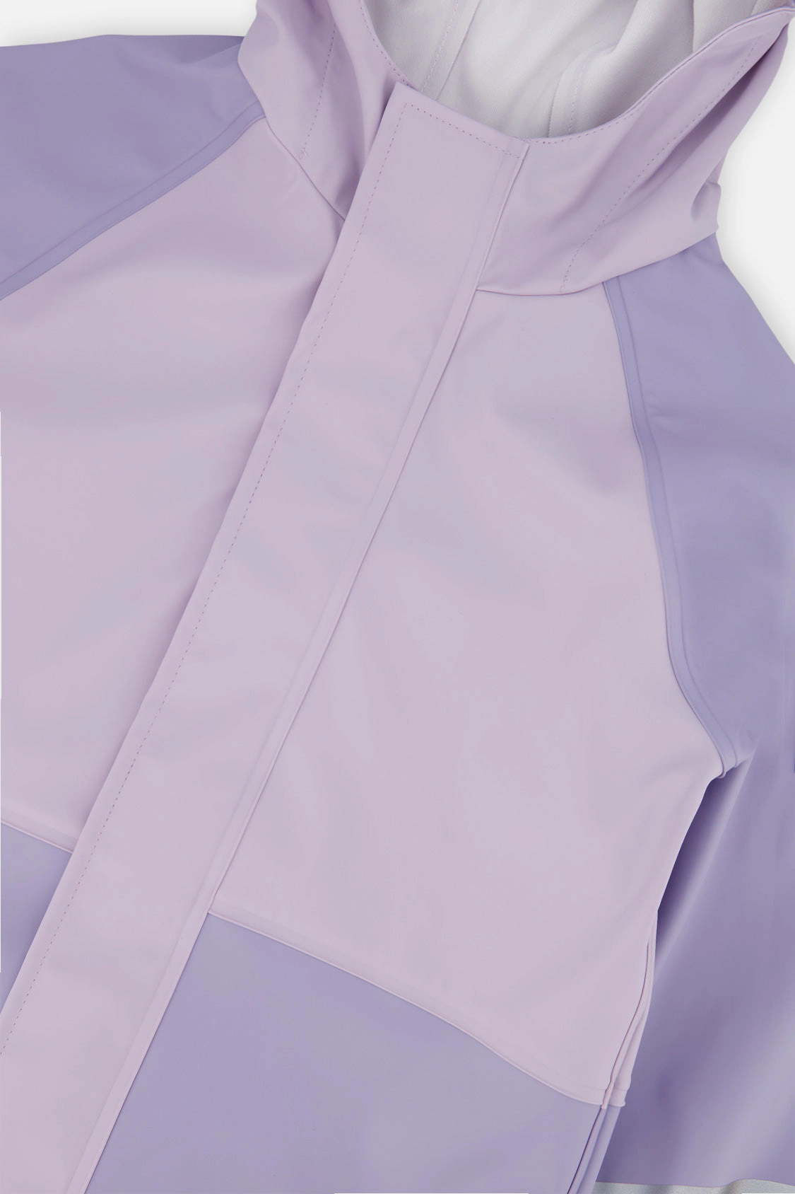 Deux par Girls Color-Block Raglan Sleeve Hooded Rain Jacket