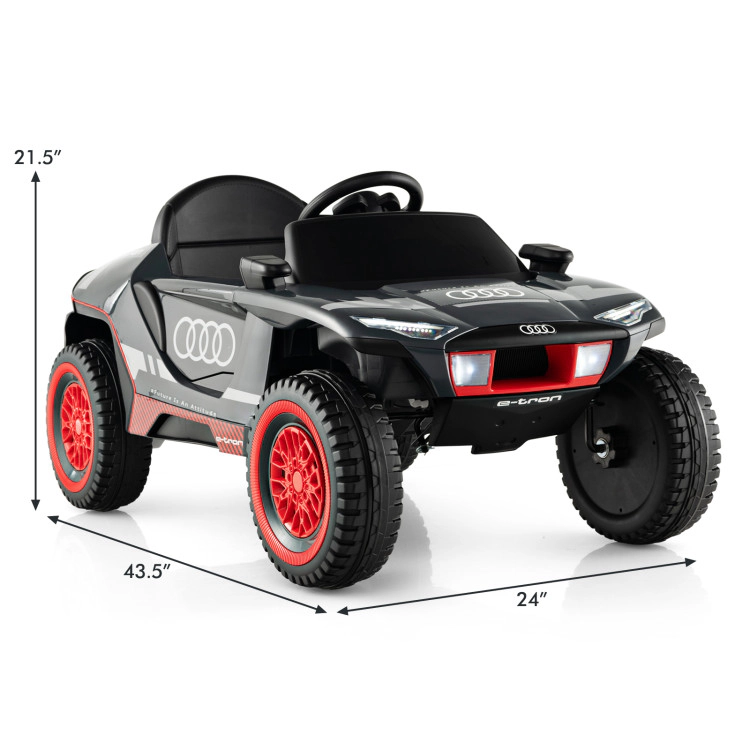 Hivvago Licensed Audi Kids Ride On E-tron Racing Car