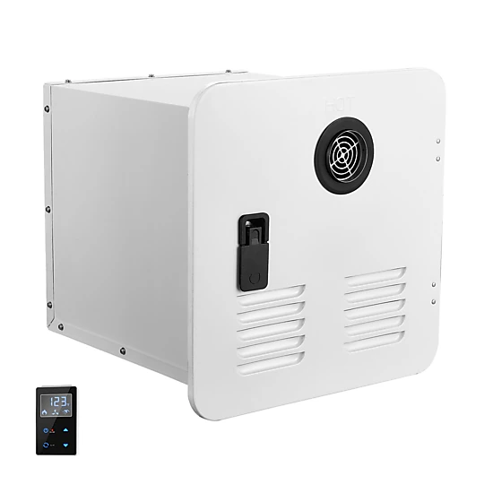 HONGGE RV Tankless Water Heater Instant Shower with 15 x 15 inches Door and Remote Controller Optimized Comfort