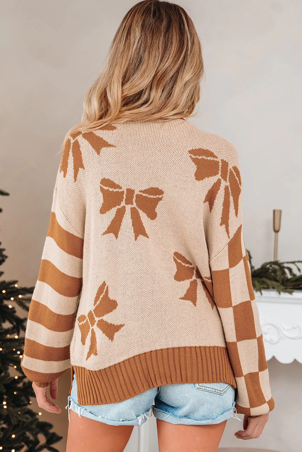 Threaded Pear Women's Palie Sleeve Drop Shoulder Sweater