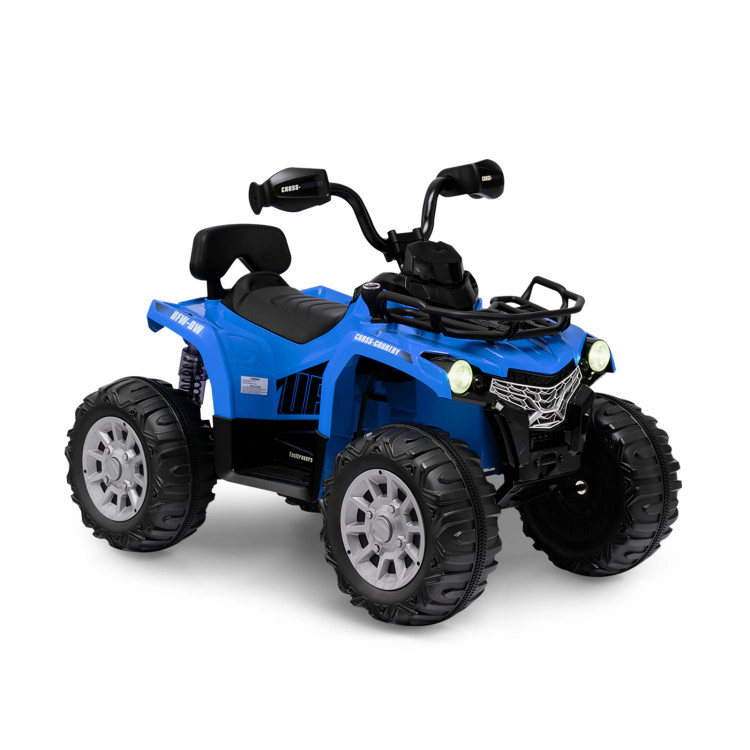 Hivvago 12V Kids Ride On ATV 4 Wheeler with MP3 and Headlights