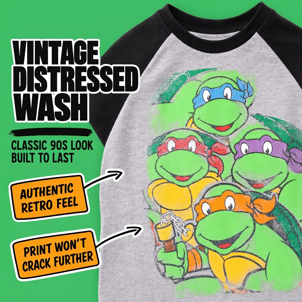 Nickelodeon Teenage Mutant Ninja Turtles Boys' 2-Pack Long Sleeve T-Shirts