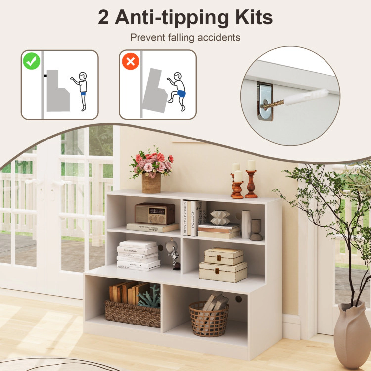 Hivvago Entryway Shoe Cabinet with 2 Anti-tipping Kits