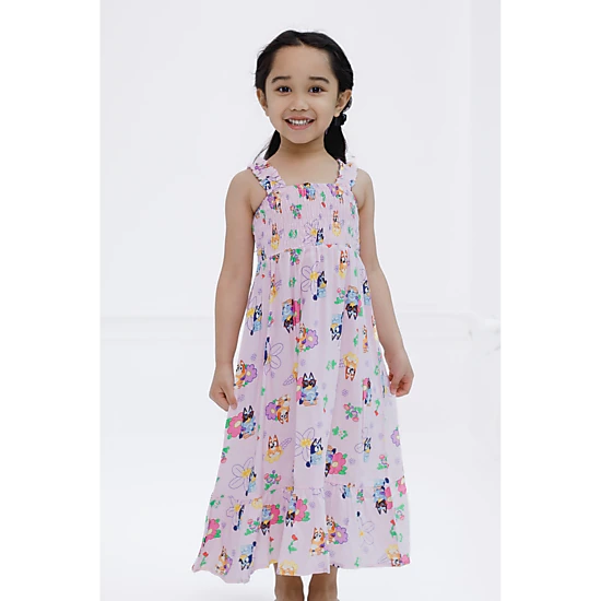 Bluey Girls' Sleeveless Maxi Dress