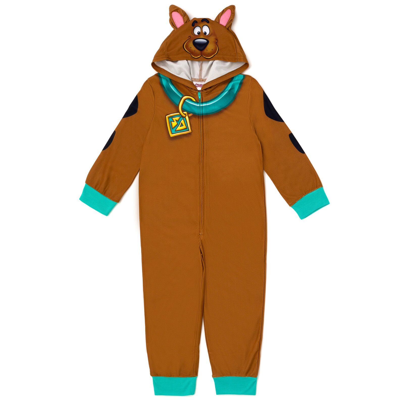 Scooby-Doo Cosplay Fleece Hooded One Piece Pajama