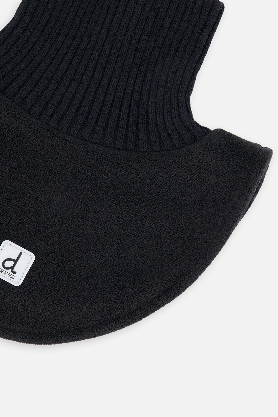 Deux par Deux Unisex Ribbed Knit & Polar Fleece Turtle Neckwarmer - Years