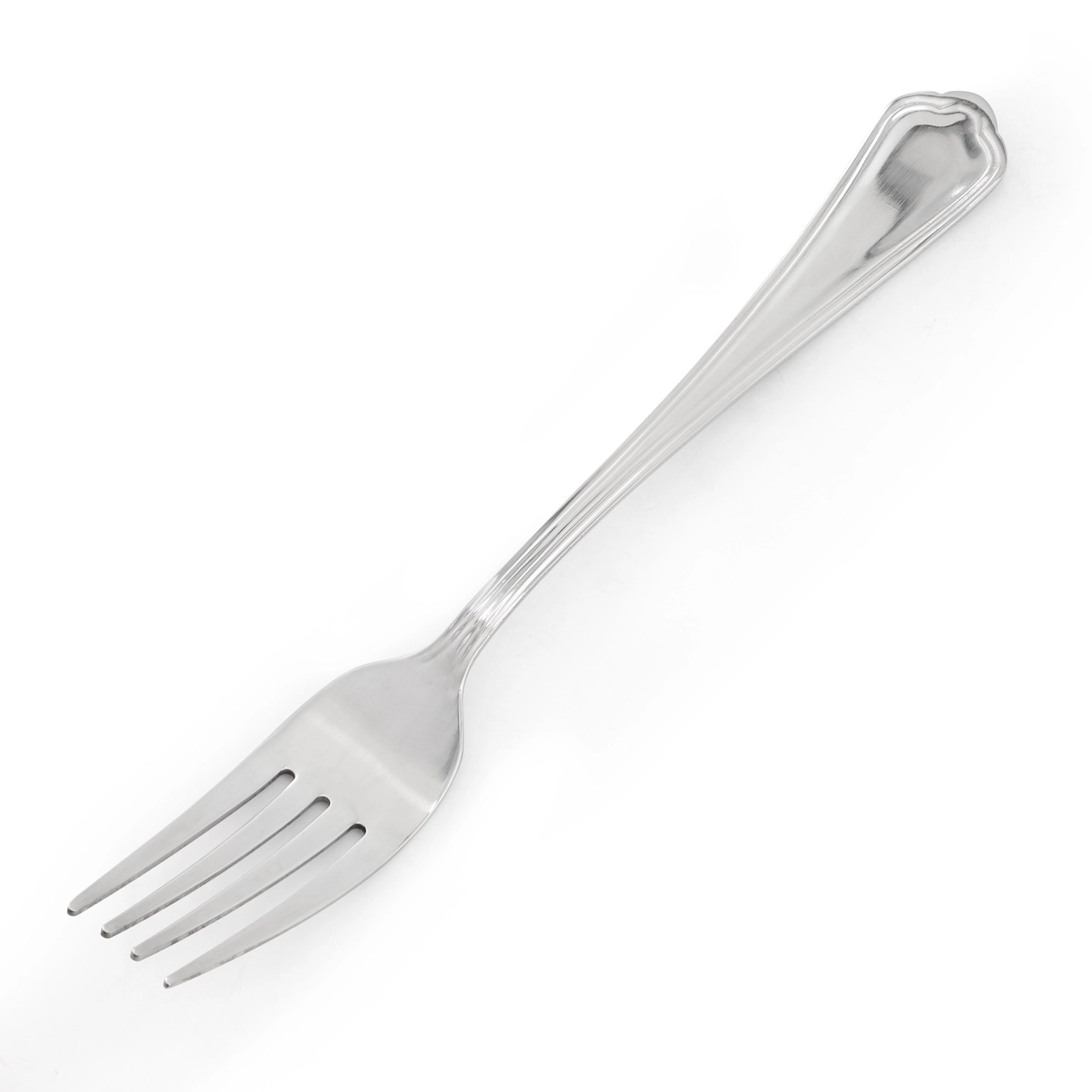 Gibson Home Hillside Daisies 10 Piece Stainless Steel Dinner Fork Set
