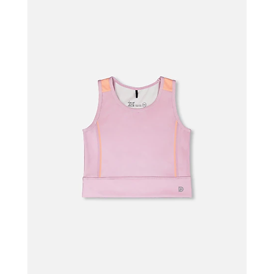 Deux par Deux Girls Recycled Polyester Athletic Tank Top