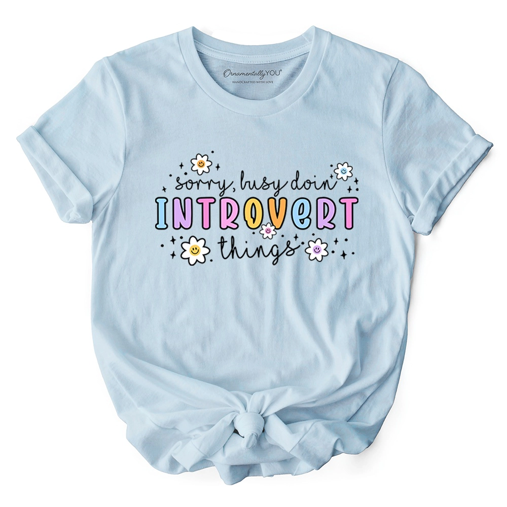 OrnamentallyYou Unisex Introvert Things Mental Health T-Shirt