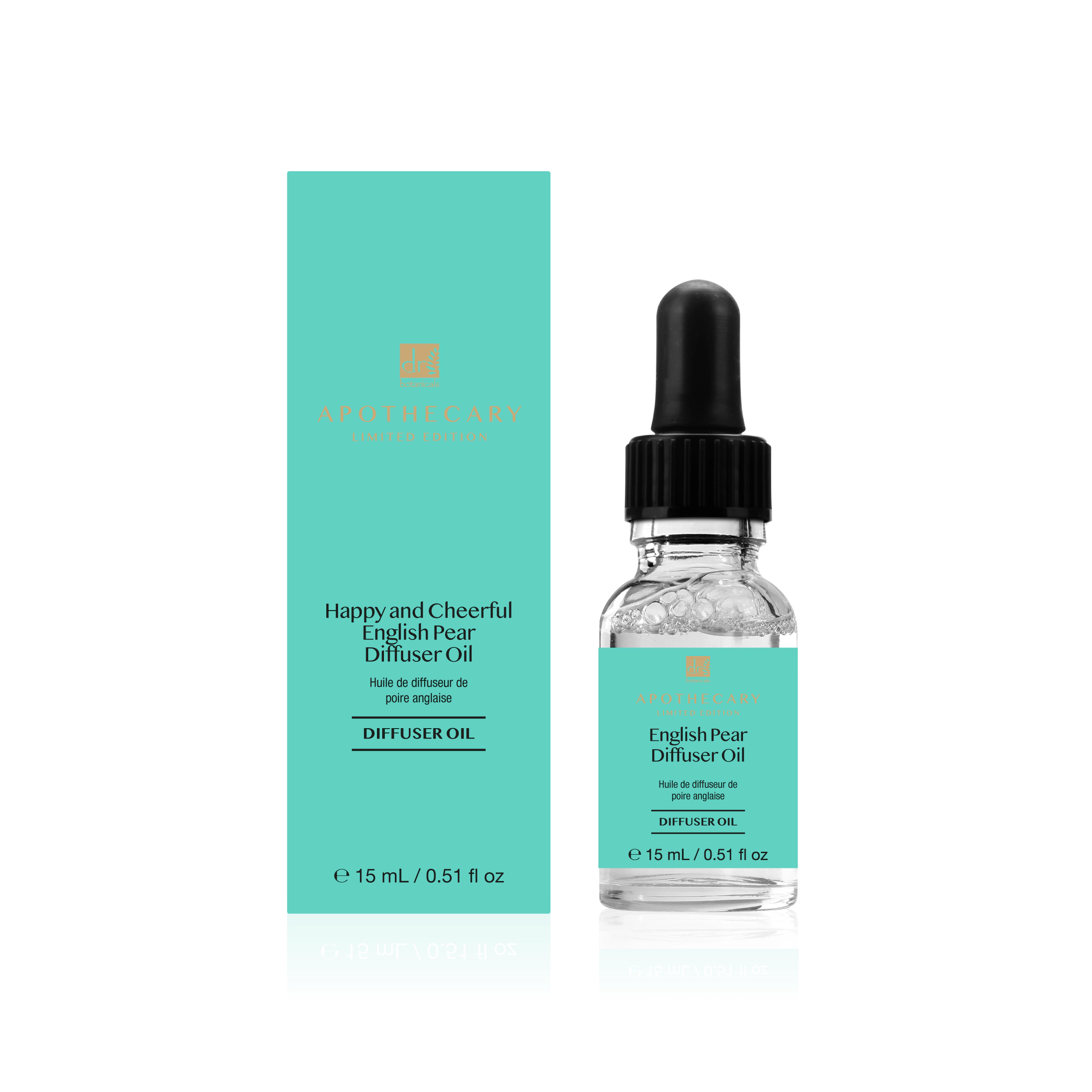 Dr Botanicals Happy & Cheerful English Pear Diffuser Oil 15ml