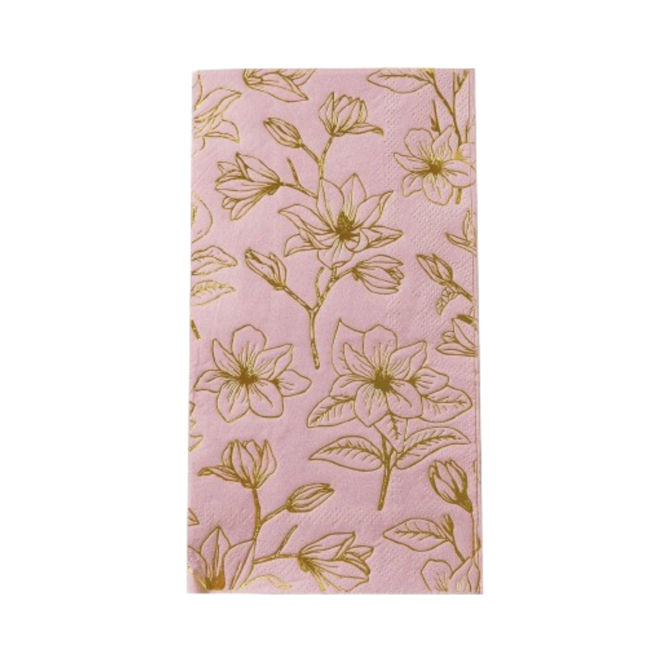 Home Collection Elegant Floral 2 Ply Paper Dinner Napkins Pack of 50