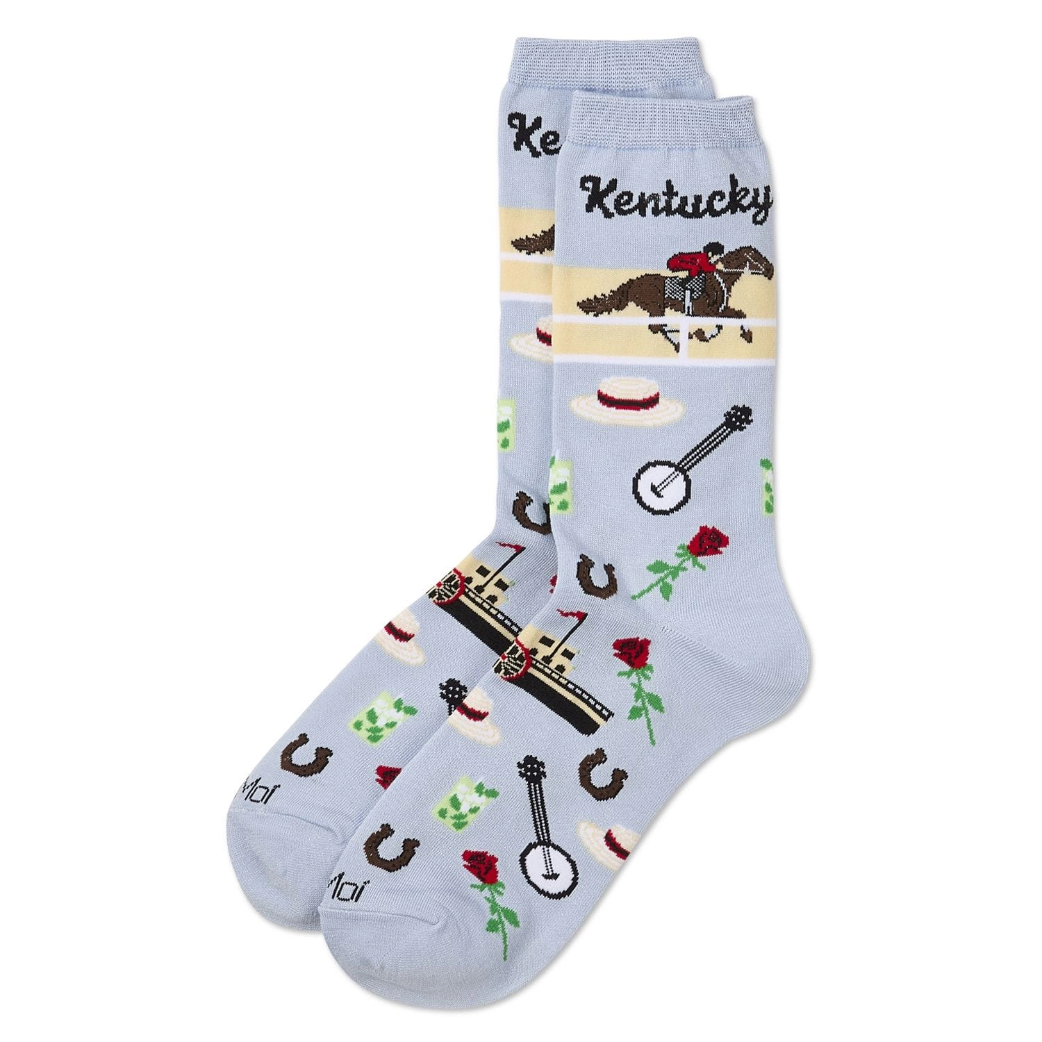 MeMoi Women's Kentucky Rayon From Bamboo Crew Socks