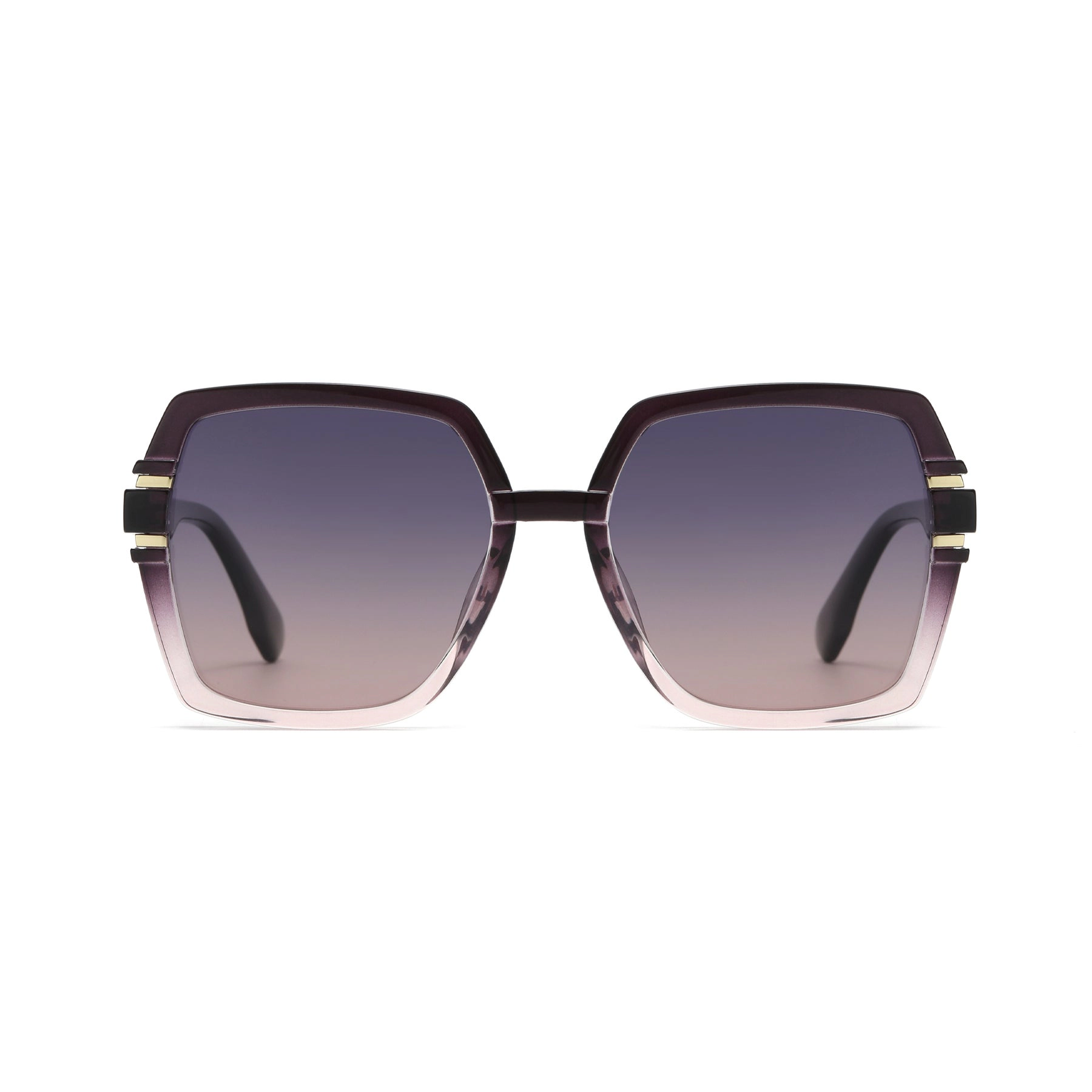 AGP PARIS Women's Square Acetate Polarized Lens UV400 Sunglasses