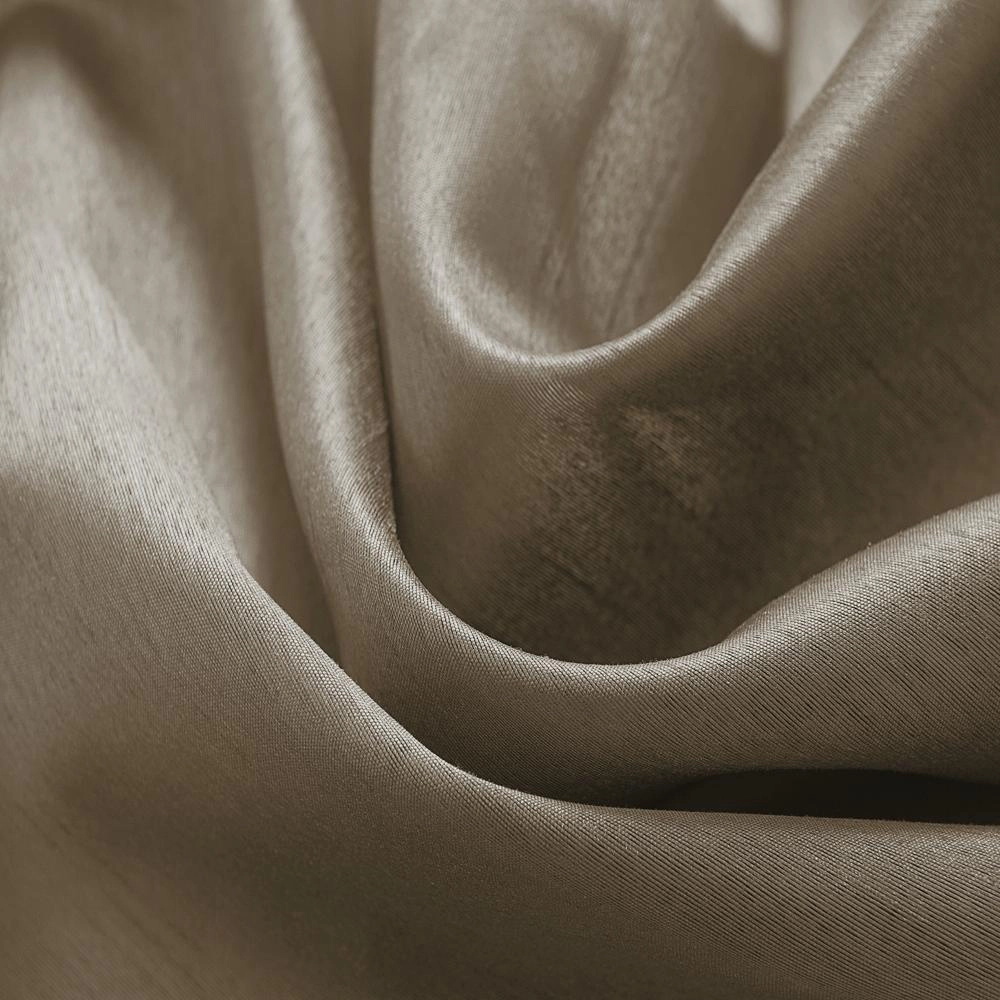 RT Designers Collection Nancy Faux Luxurious Silk Grommet Curtain Panel 54" x 84" Taupe