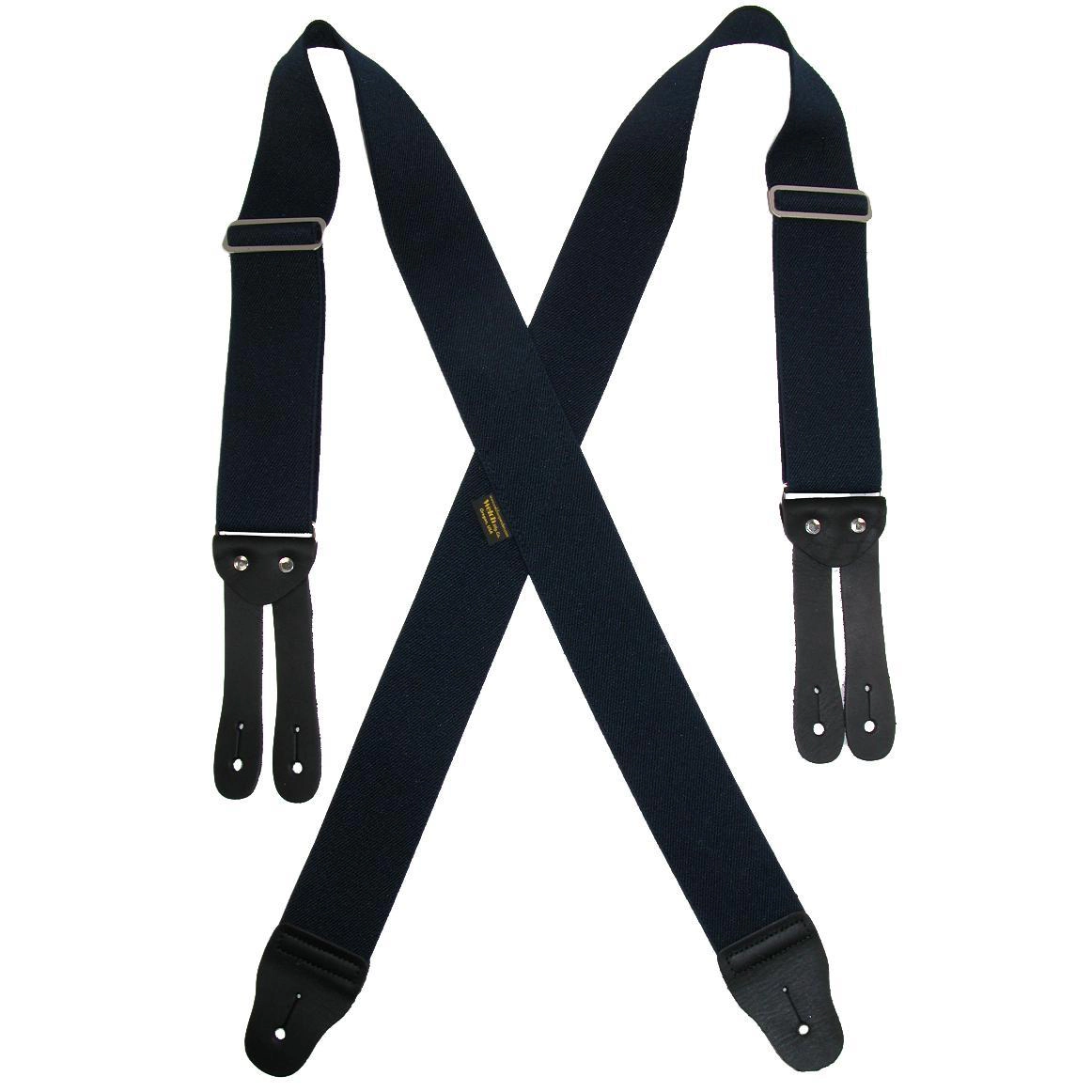 Welch Men's Big & Tall Elastic Button End Work Suspenders