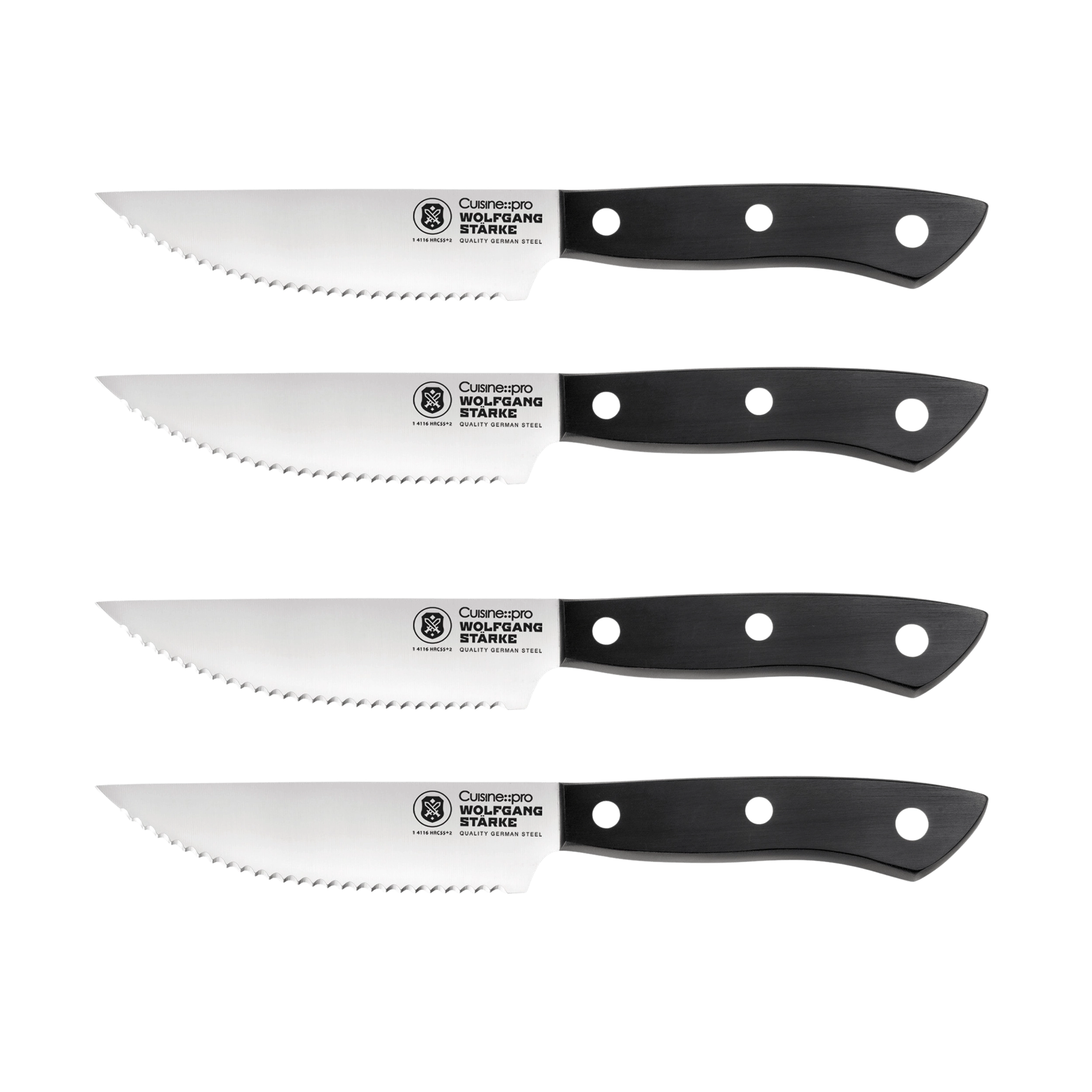 Cuisine::pro® WOLFGANG STARKE Steak Knife Set Of 4
