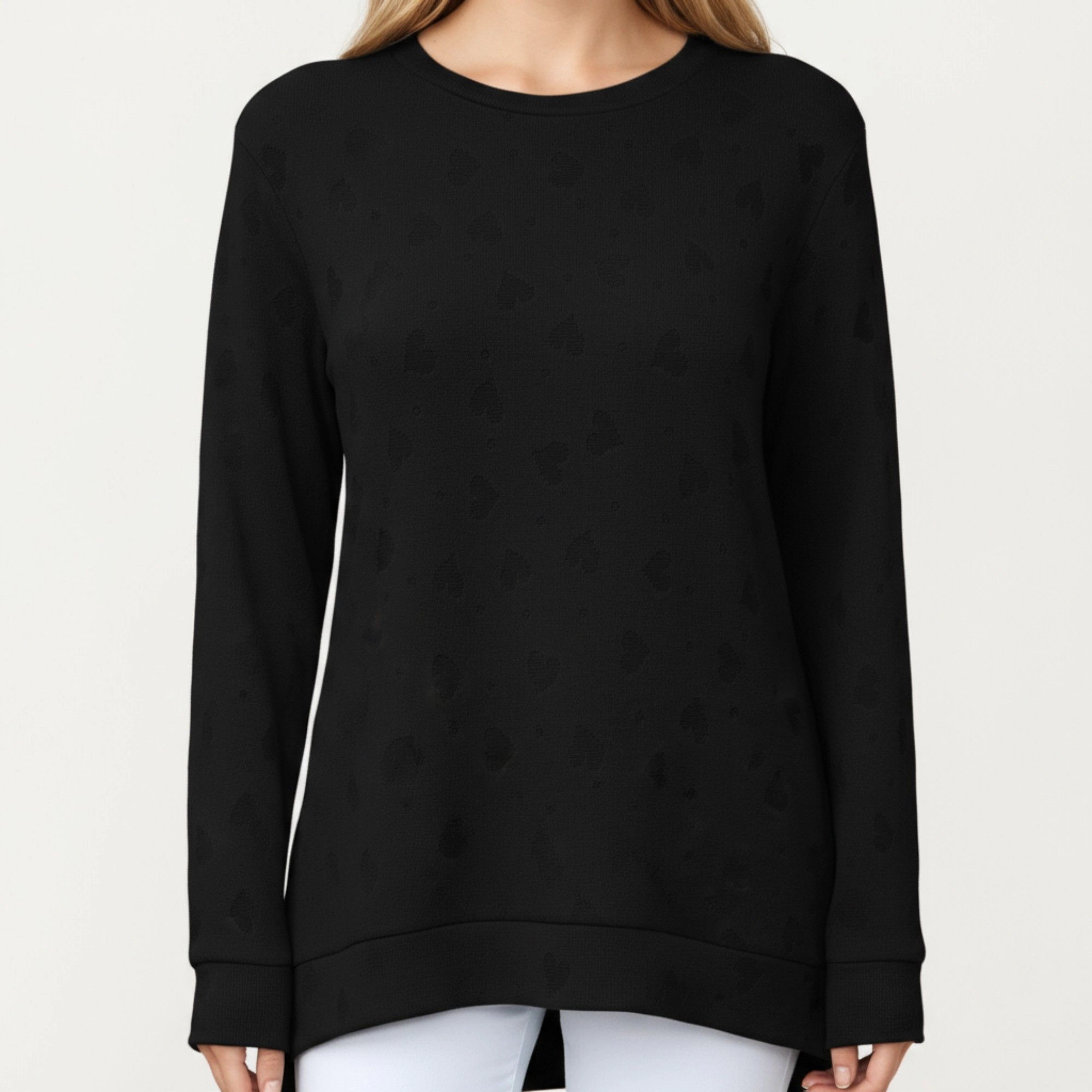 Anna-Kaci Women's Oversized High Low Hem Relaxed Fit Long Sleeve Pullover Top