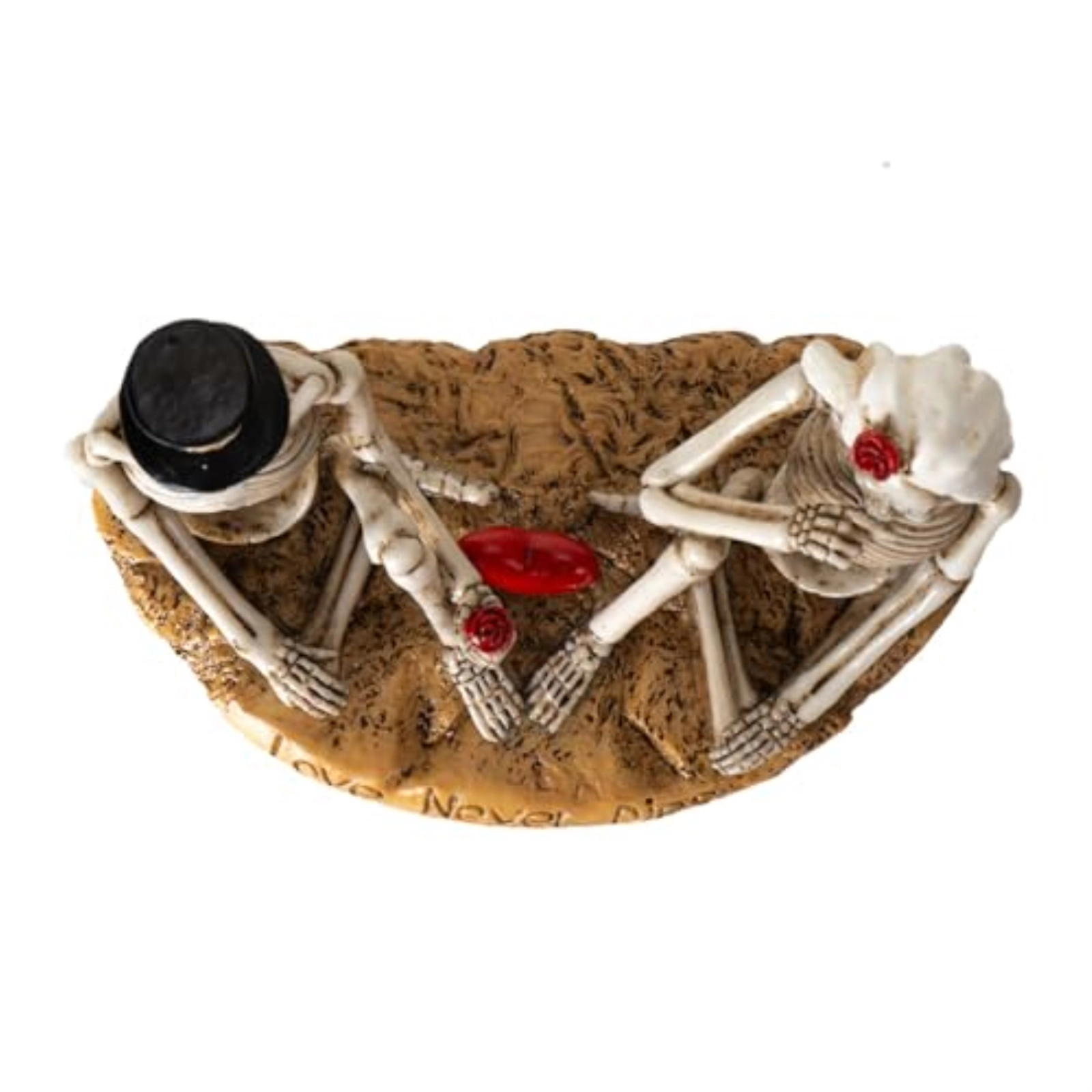 Pacific Giftware Eternal Love Skeleton Couple Figurine Wedding Gothic Decor Piece for Romantic Occasions 4.13 inch