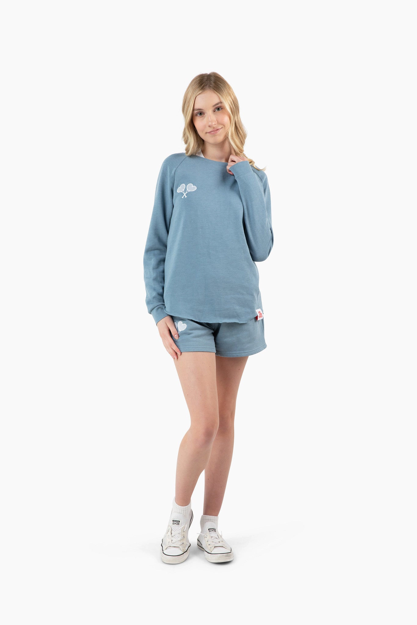 Love All Core Women's Courtney Lightweight Wash Sweatshirt