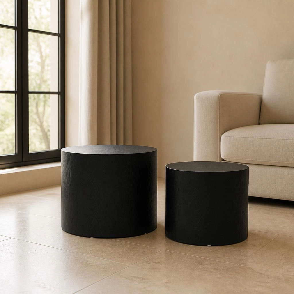 GOODSILO Square Compact Low Profile Accent End Table