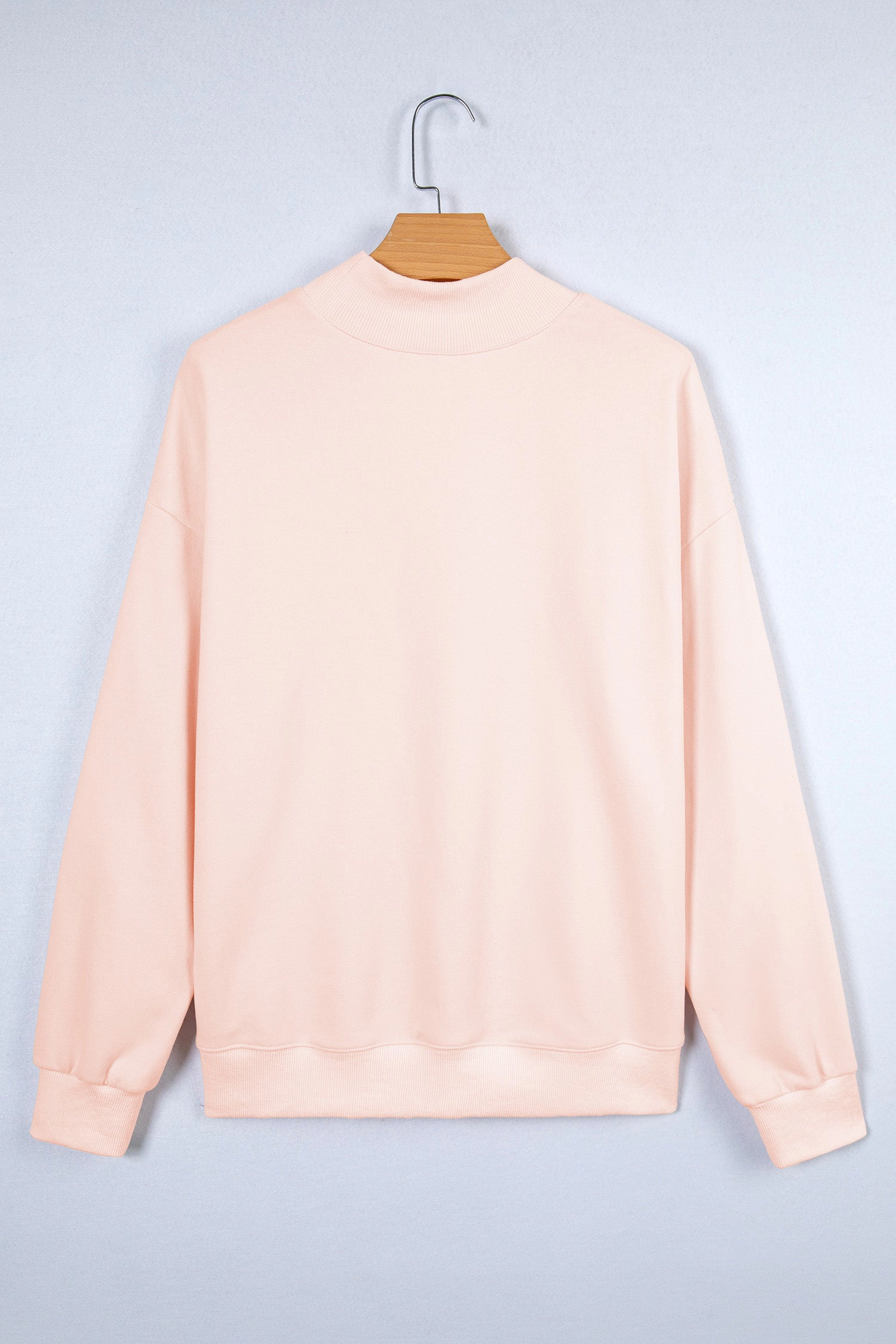 Threaded Pear Women's Blessed Embroidered Mock Sweatshirt