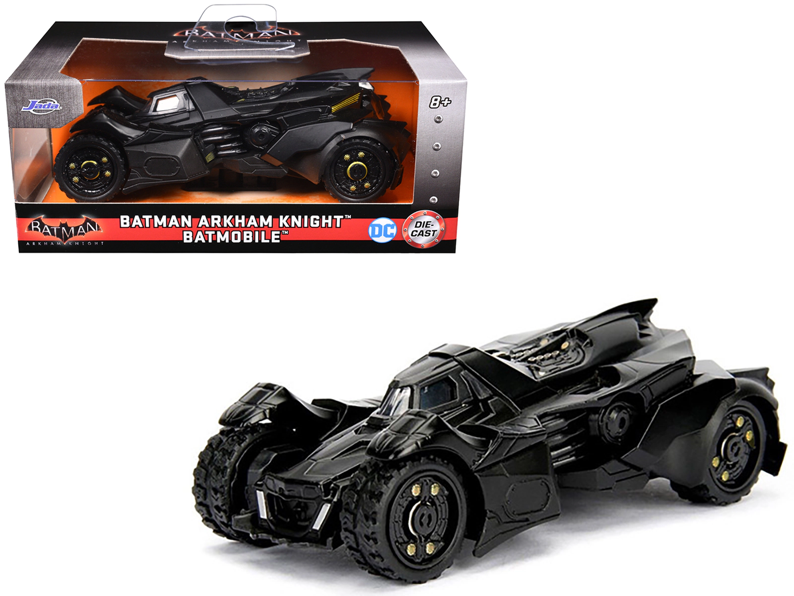 Jada Batmobile Black "Batman: Arkham Knight" (2015) Video Game "Hollywood Rides" Series 1/32 Diecast Model Car by Jada