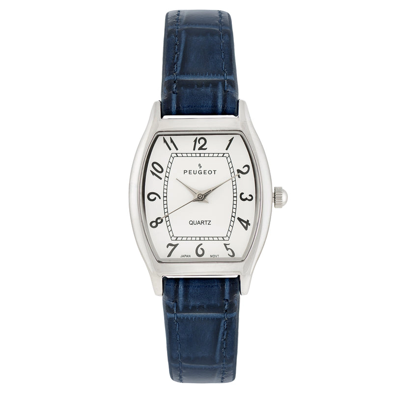 Peugeot Women 26 x 32mm Cushion Shape Watch with Leather Band