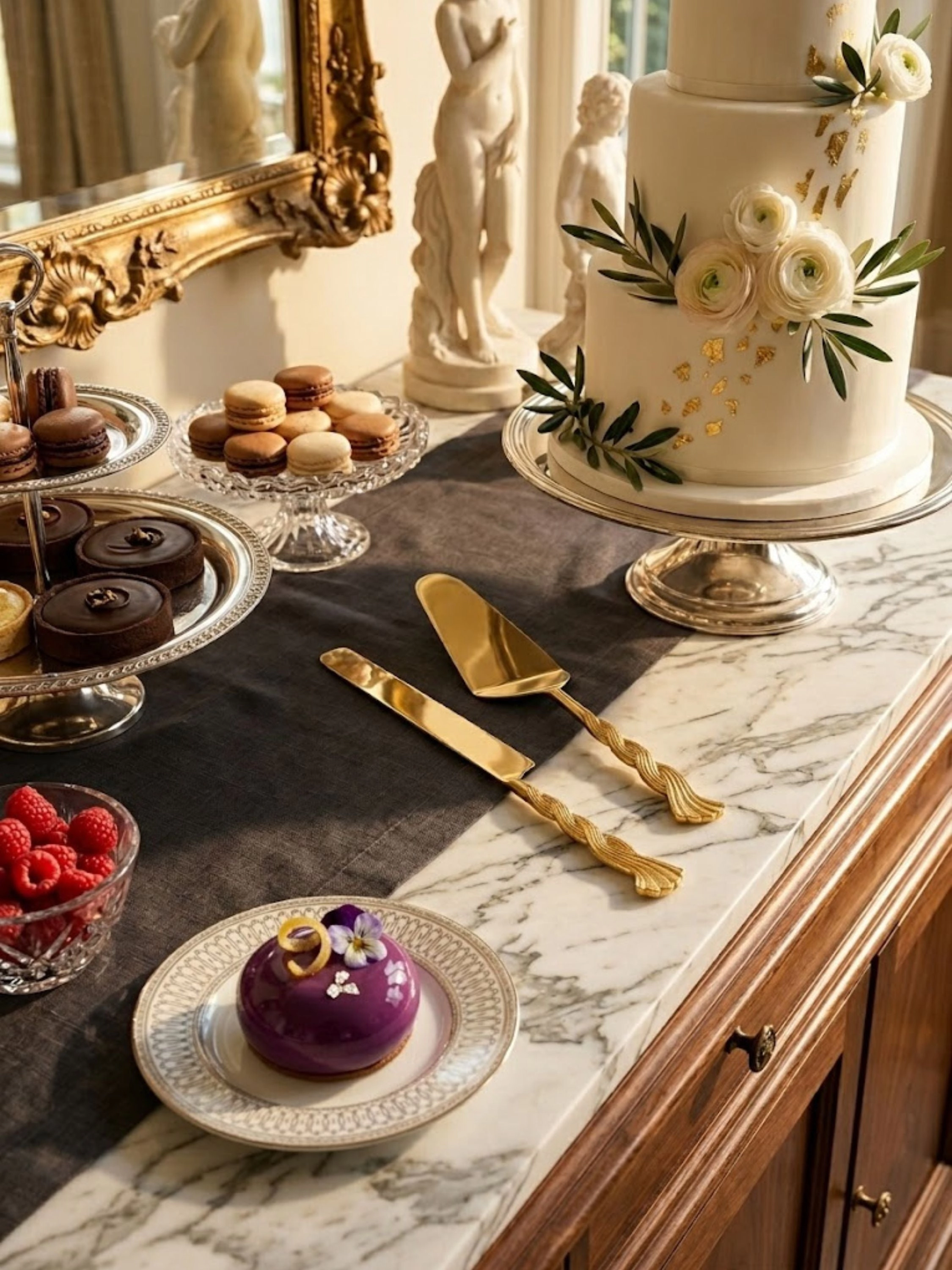 GAURI KOHLI Santiago Cake Servers
