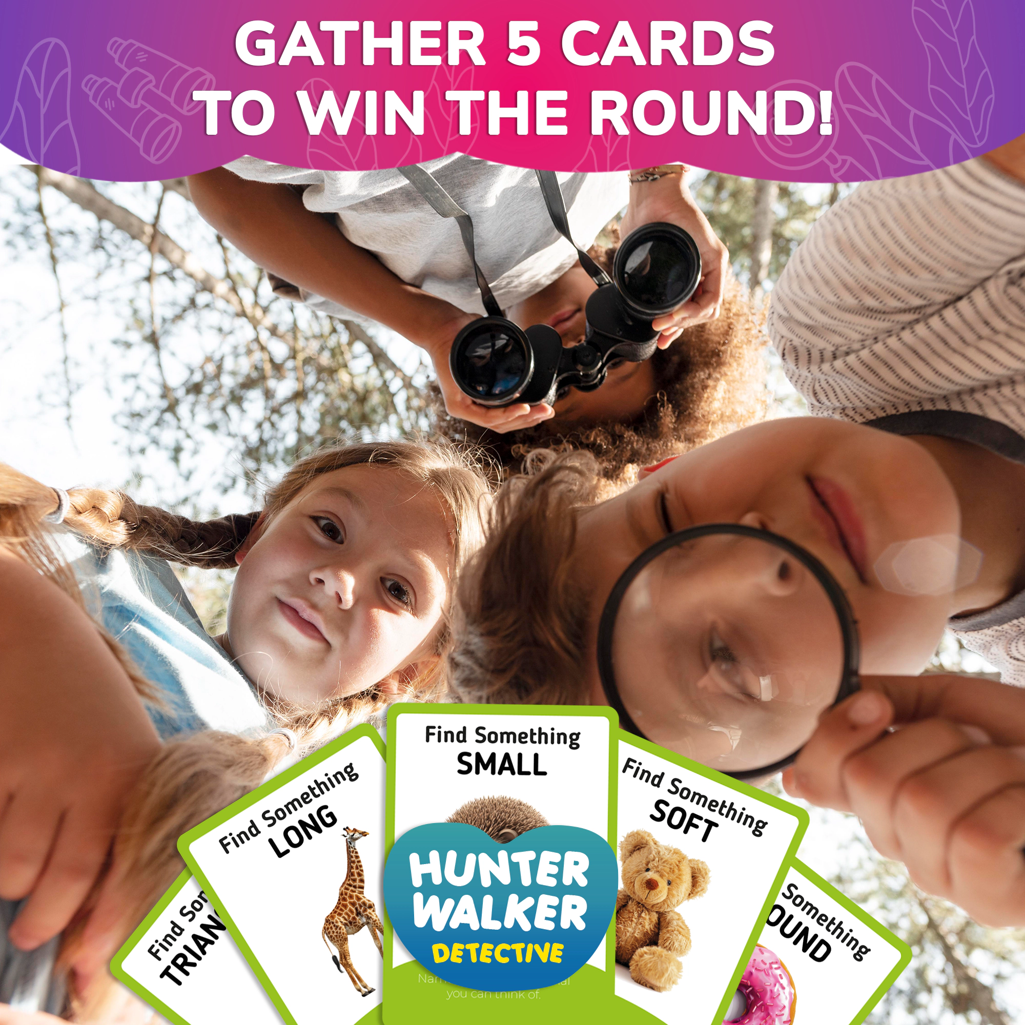 QUOKKA Scavenger Hunt Card Game, 50 Activity Challenges & Educational Games for Kids, Ages 3+