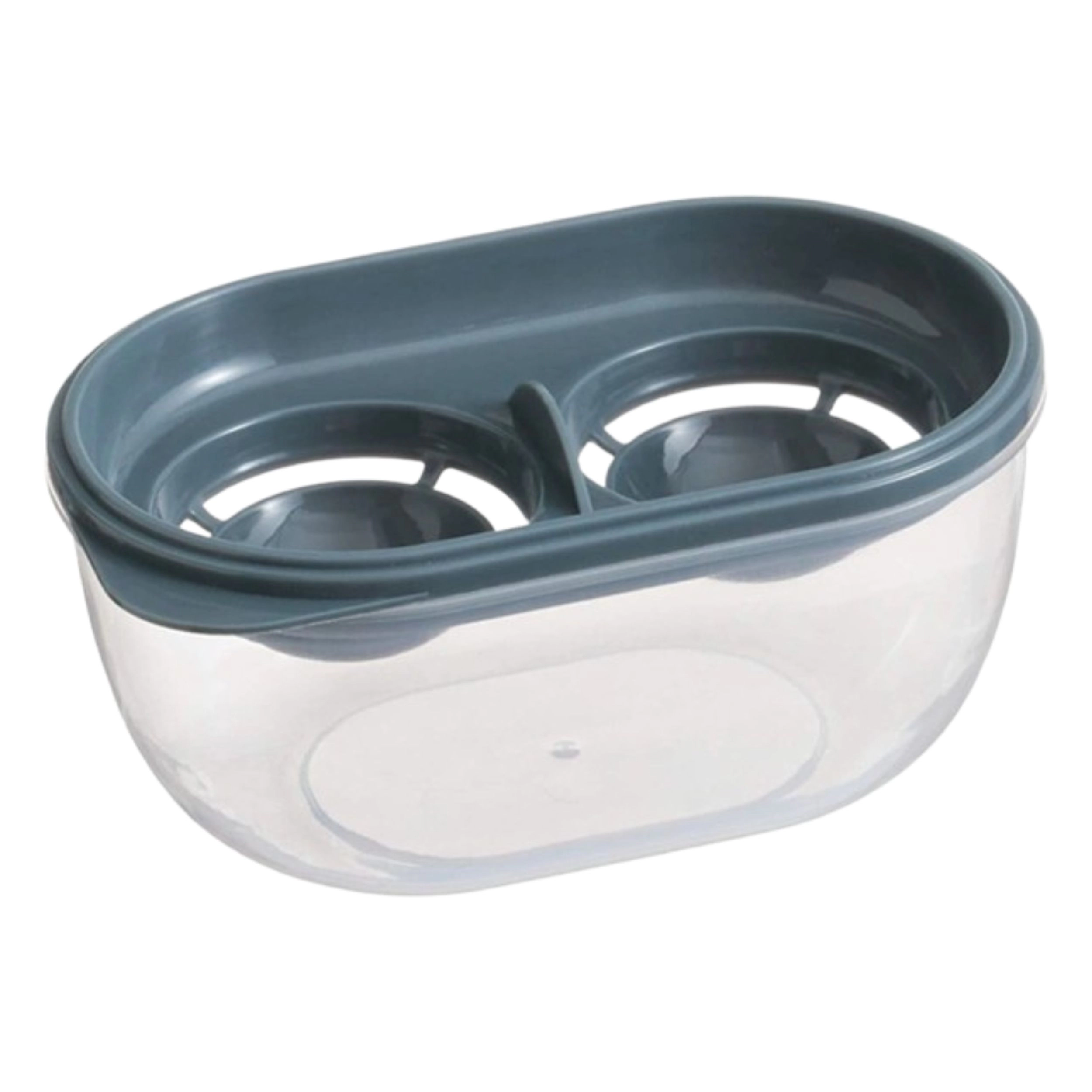 Home Collection Double Egg Separator with Storage Bowl BPA-Free Yolk & Egg White Divider