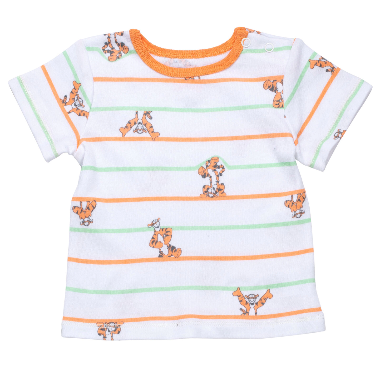 Disney Winnie the Pooh Baby Boys' Shortall and Tee Set with Bucket Hat