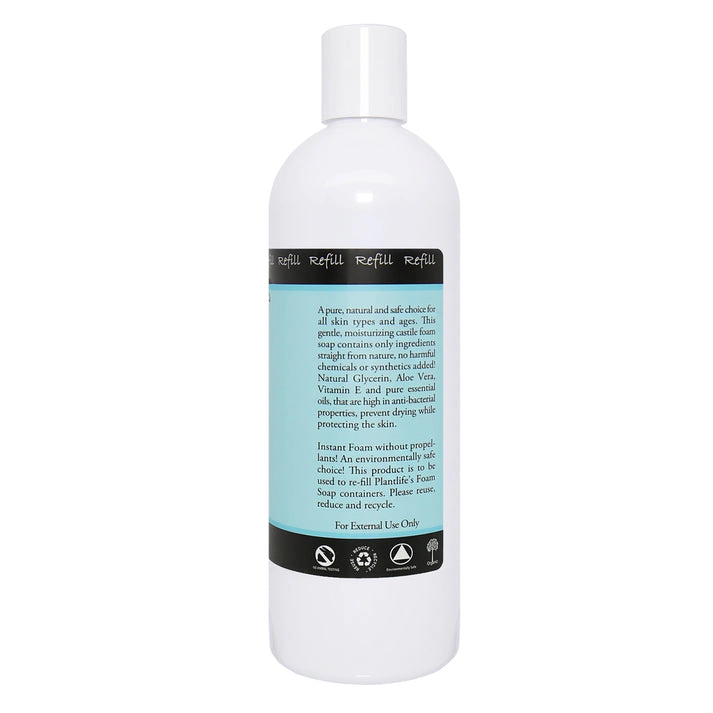 Plantlife Fresh Mint Hand & Body Foam Soap Refill