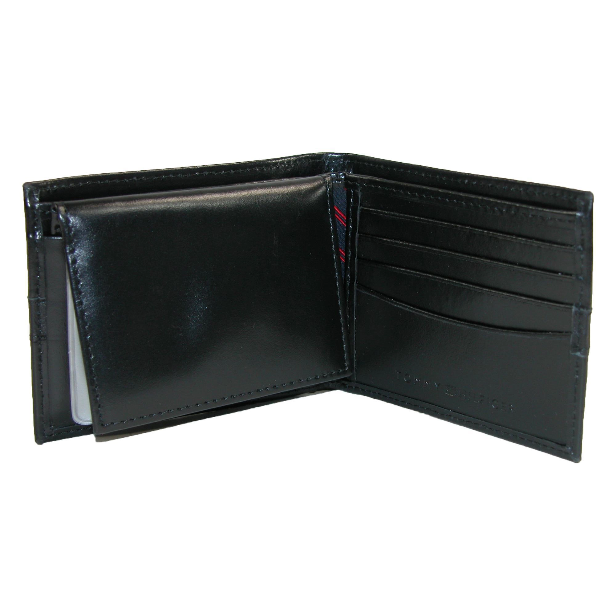 Tommy Hilfiger Men's Leather Ranger Passcase Bifold Wallet