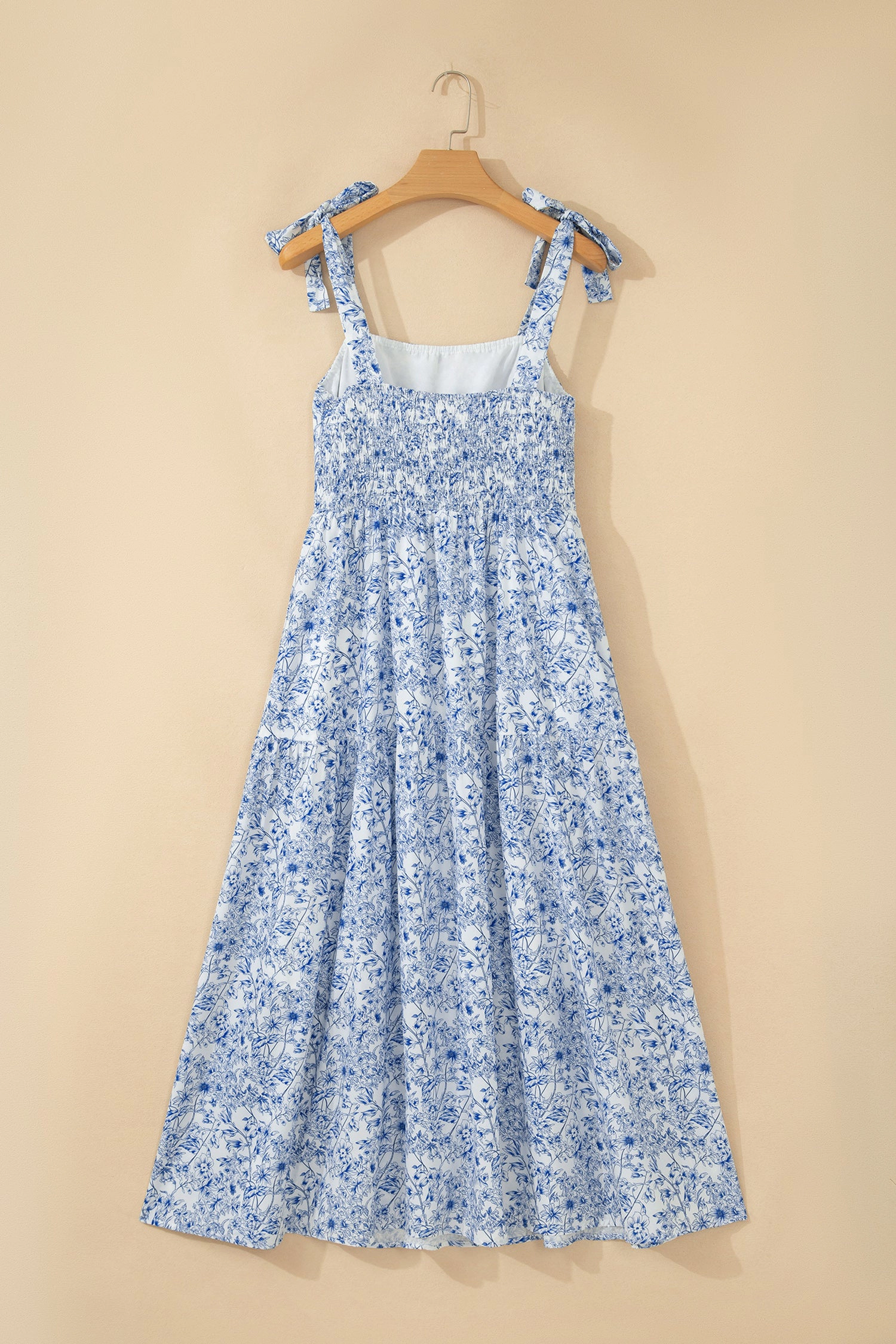 Threaded Pear Megan Waist Flared Maxi Dress