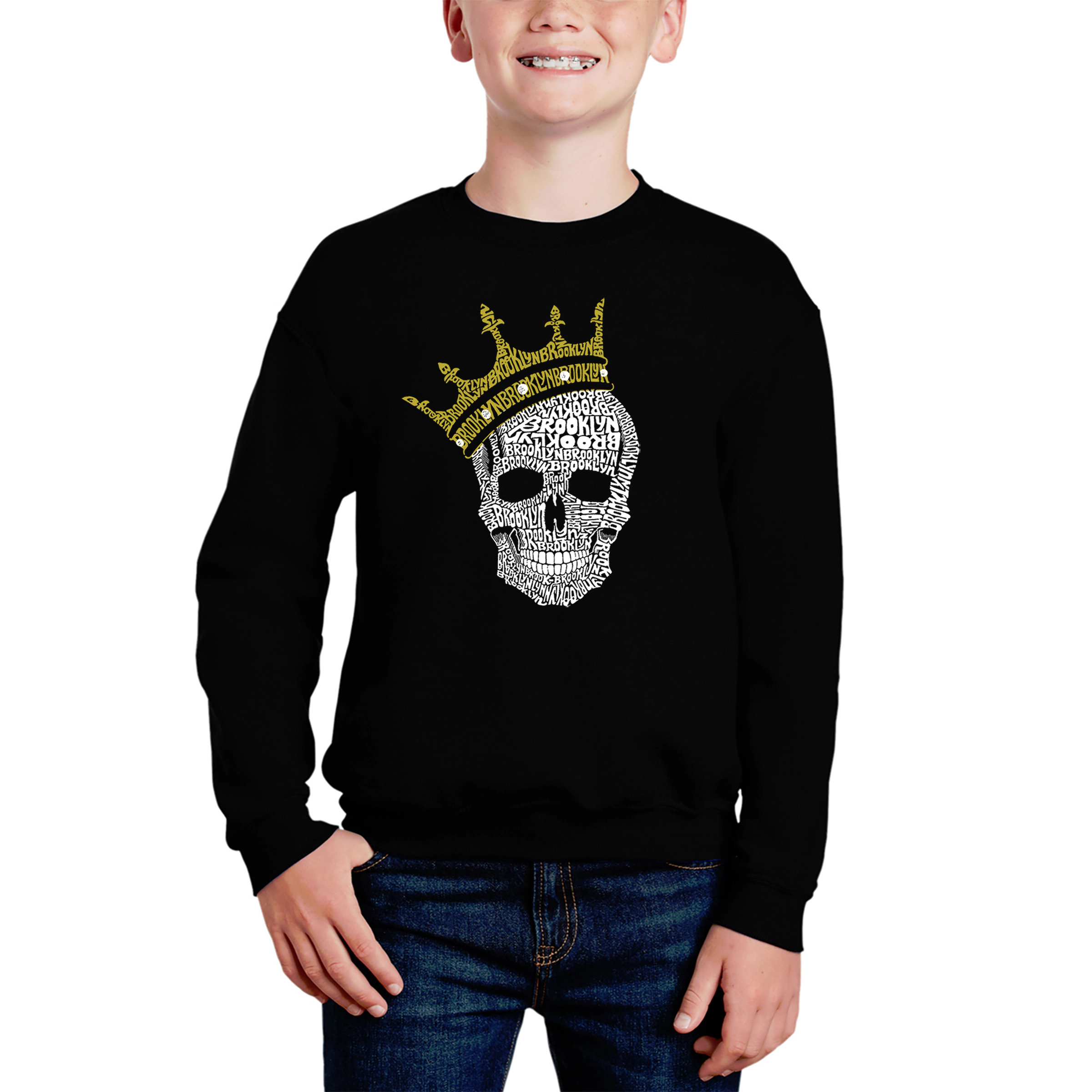 LA Pop Art Boy's Word Sweatshirt