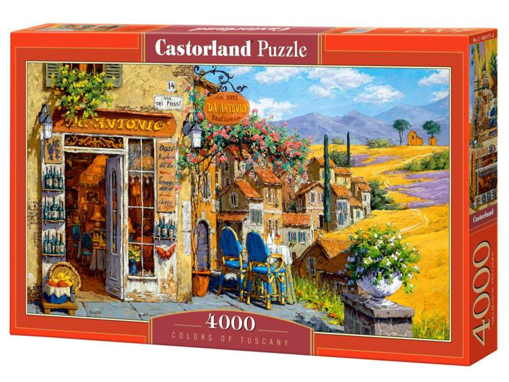 CASTORLAND 4000 Piece Jigsaw Puzzles, Colors of Tuscany, Landscape, Italy, Adult Puzzles, Castorland C-400171-2