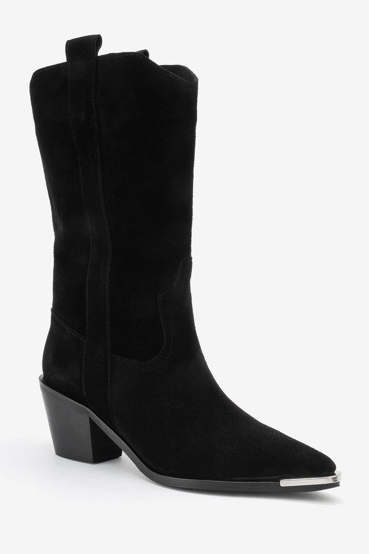 Forever & Always Womens Alvi Leather Western Boots