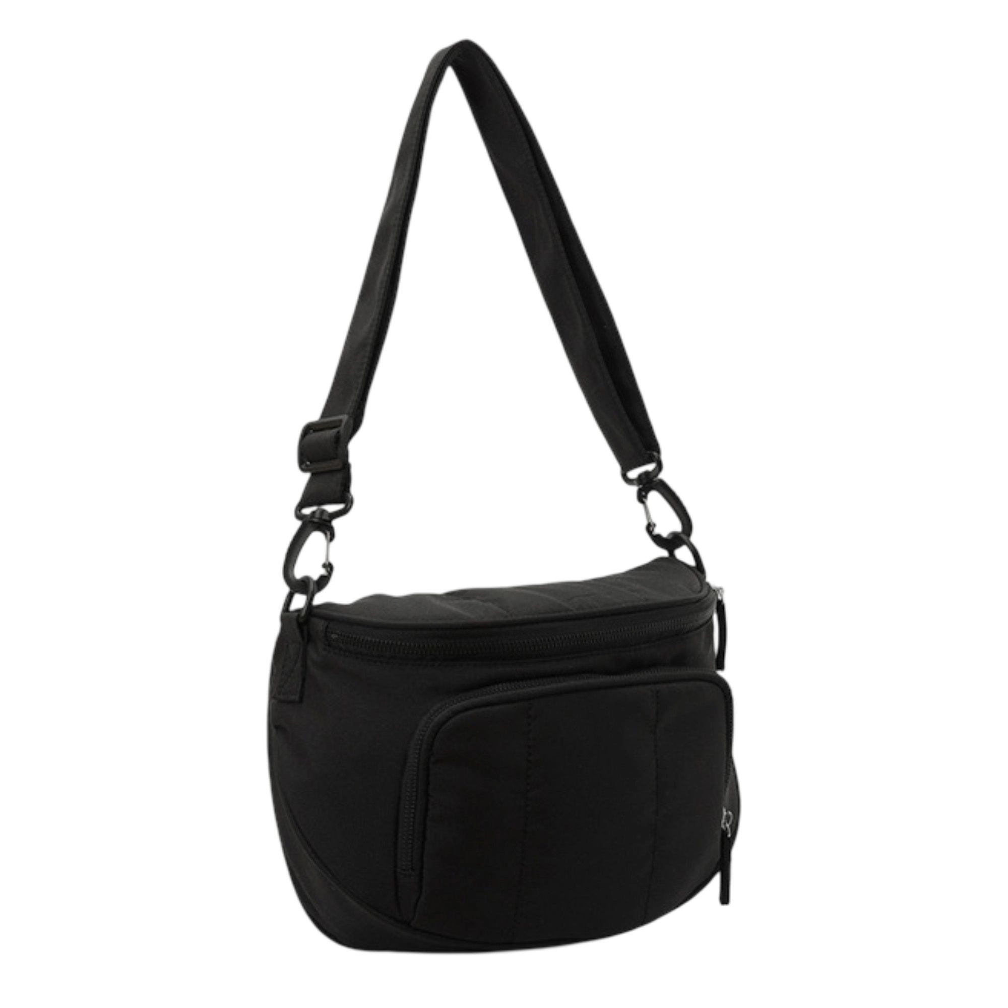 Alilang Women's Crossbody Shoulder Bag with Multiple Zip Pockets and Adjustable Strap