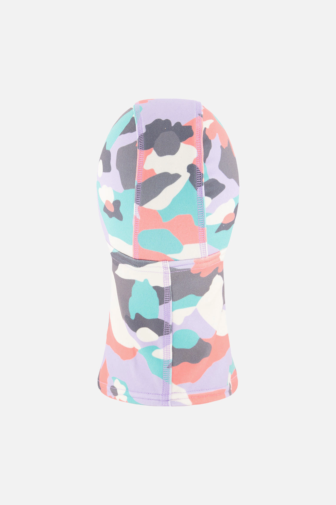 Deux par Girls Brushed Jersey Camouflage Print Balaclava with Reflective Patch
