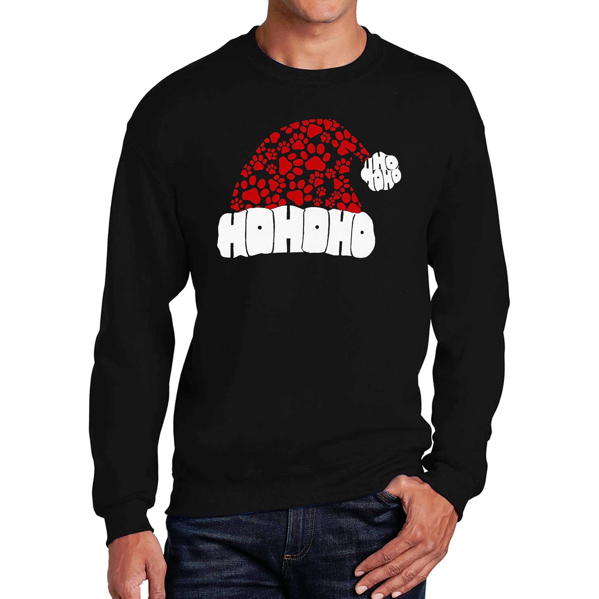 LA Pop Art John 3:16 - Men's Word Crewneck Sweatshirt